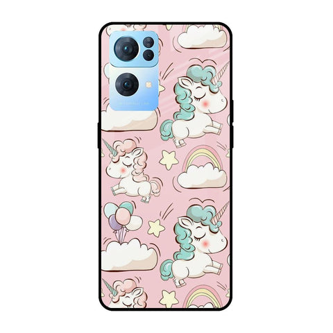 Balloon Unicorn Glossy case for Oppo Reno7 Pro 5G