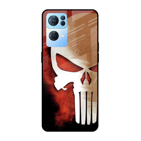 Red Skull Glossy Case for Oppo Reno7 Pro 5G
