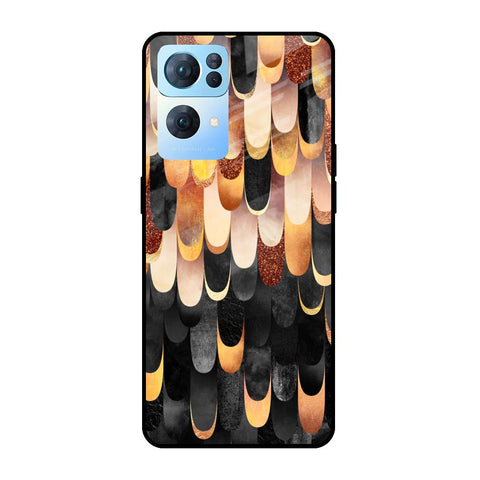 Bronze Abstract Glossy Case for Oppo Reno7 Pro 5G