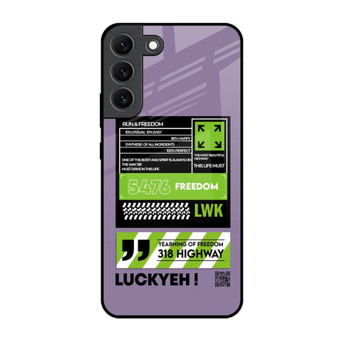 Run & Freedom Glossy Case for Samsung Galaxy S22 5G
