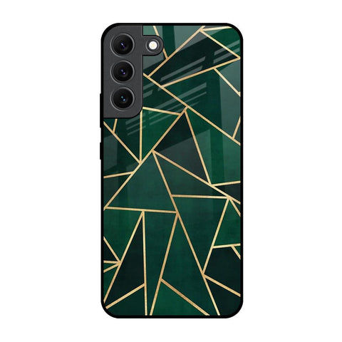 Abstract Green Glossy Case For Samsung Galaxy S22 5G