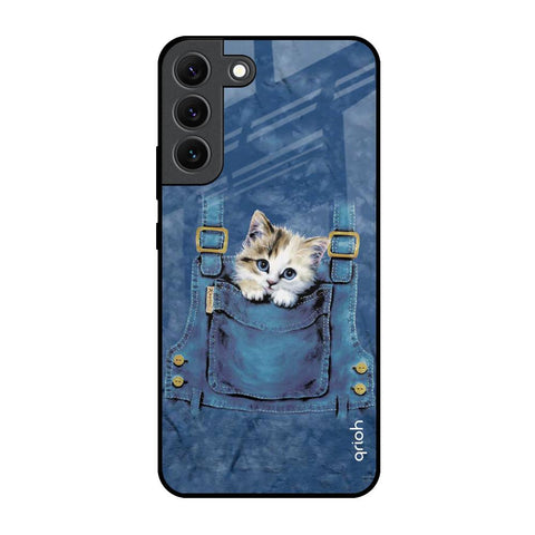 Kitty In Pocket Glossy Case For Samsung Galaxy S22 5G