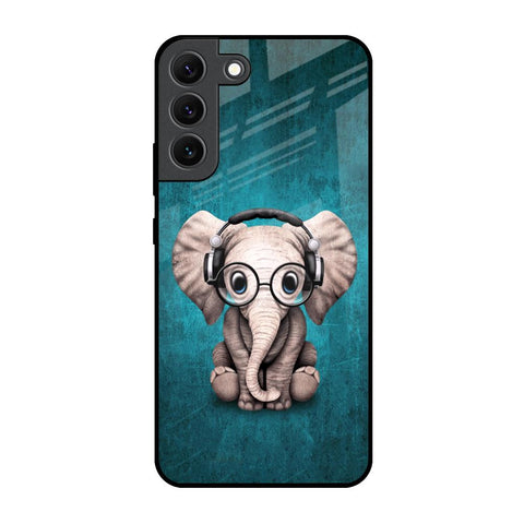 Adorable Baby Elephant Glossy Case For Samsung Galaxy S22 5G