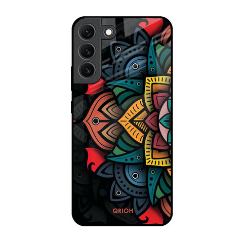 Retro Gorgeous Flower Glossy Case for Samsung Galaxy S22 5G