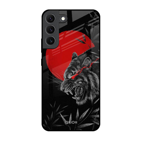 Red Moon Tiger Glossy Case for Samsung Galaxy S22 5G