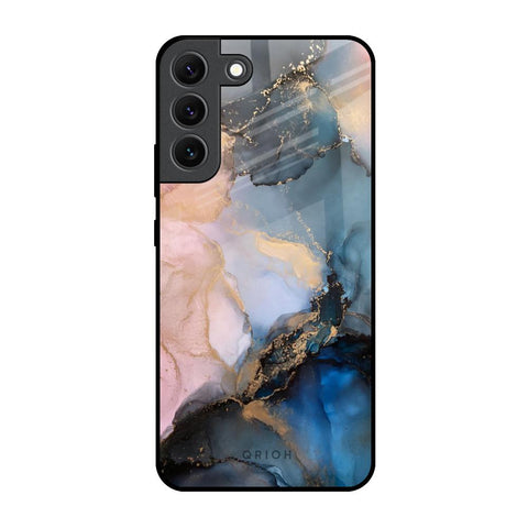 Marble Ink Abstract Glossy Case for Samsung Galaxy S22 5G