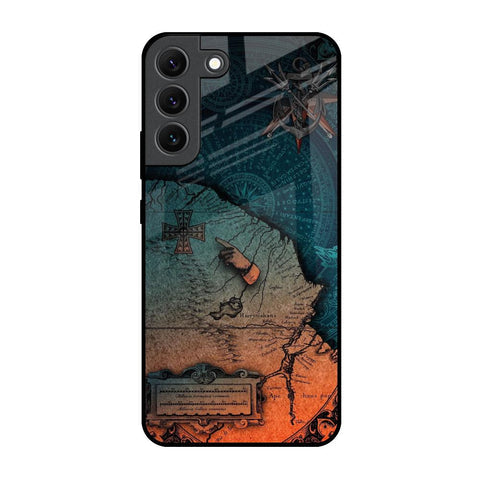 Geographical Map Glossy Case for Samsung Galaxy S22 5G