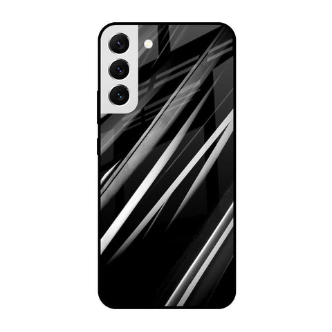 Black & Grey Gradient Glossy Case For Samsung Galaxy S22 5G