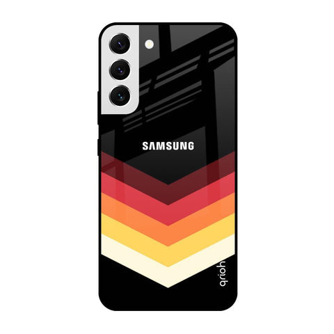Abstract Arrow Pattern Glossy Case For Samsung Galaxy S22 5G