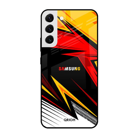 Race Jersey Pattern Glossy Case For Samsung Galaxy S22 5G