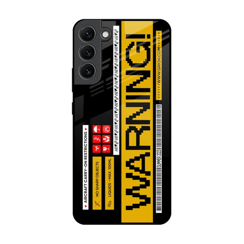 Aircraft Warning Glossy Case for Samsung Galaxy S22 Plus 5G