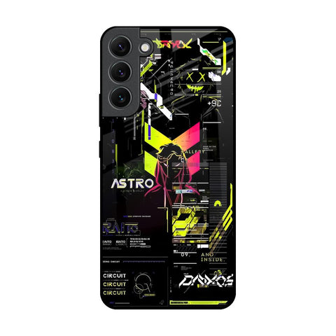 Astro Glitch Glossy Case for Samsung Galaxy S22 Plus 5G