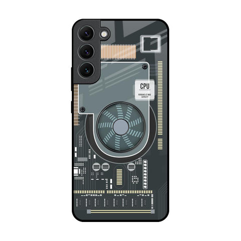 Motherboard Circuit Glossy Case for Samsung Galaxy S22 Plus 5G