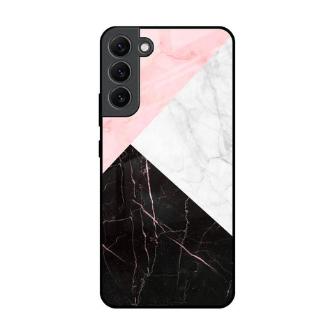 Marble Collage Art Glossy Case For Samsung Galaxy S22 Plus 5G