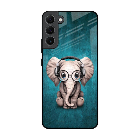 Adorable Baby Elephant Glossy Case For Samsung Galaxy S22 Plus 5G