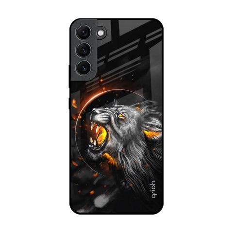 Aggressive Lion Glossy Case for Samsung Galaxy S22 Plus 5G