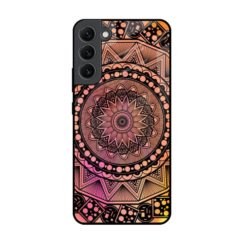 Floral Mandala Glossy Case for Samsung Galaxy S22 Plus 5G