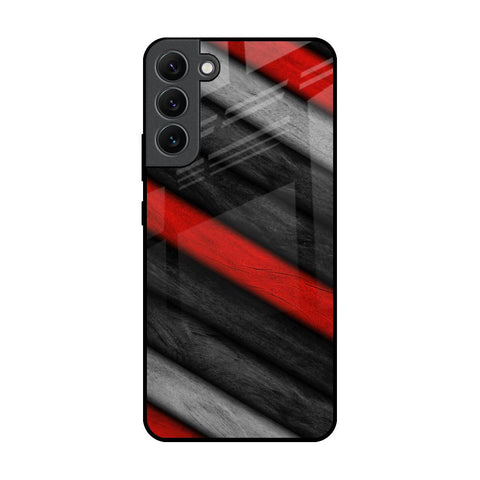 Soft Wooden Texture Glossy Case for Samsung Galaxy S22 Plus 5G