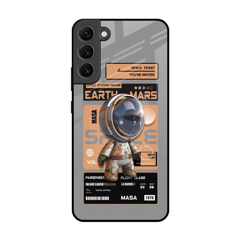 Space Ticket Glossy Case for Samsung Galaxy S22 Plus 5G