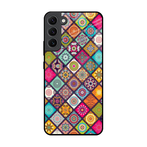 Multicolor Mandala Glossy Case for Samsung Galaxy S22 Plus 5G