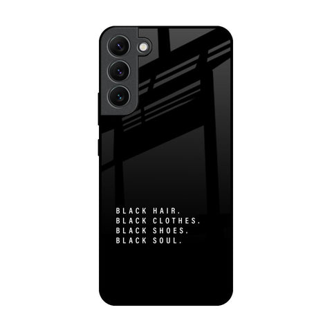 Black Soul Glossy Case for Samsung Galaxy S22 Plus 5G