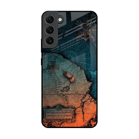Geographical Map Glossy Case for Samsung Galaxy S22 Plus 5G