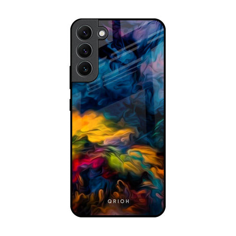 Multicolor Oil Painting Glossy Case for Samsung Galaxy S22 Plus 5G