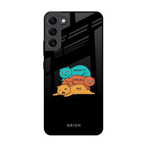Anxiety Stress Glossy Case for Samsung Galaxy S22 Plus 5G