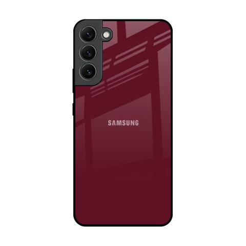 Classic Burgundy Glossy Case for Samsung Galaxy S22 Plus 5G