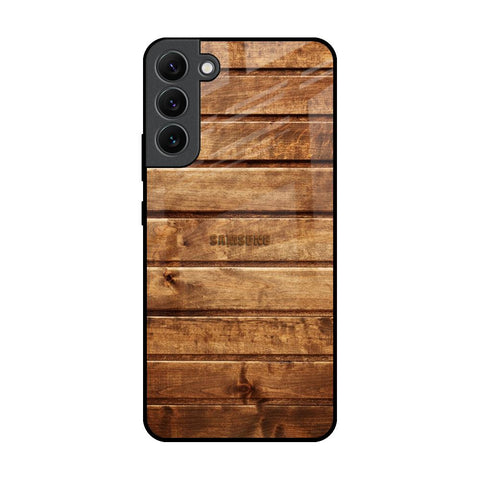 Wooden Planks Glossy Case for Samsung Galaxy S22 Plus 5G