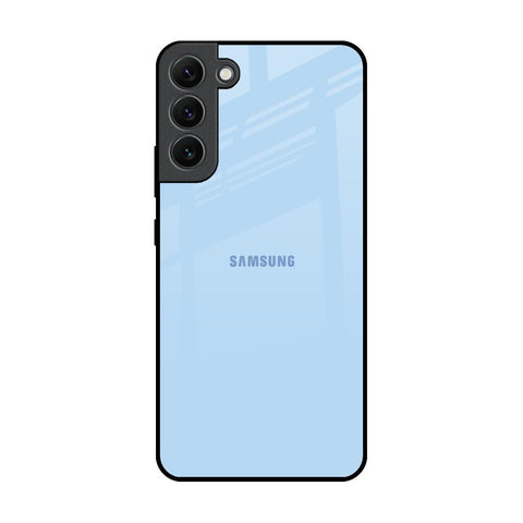 Pastel Sky Blue Glossy Case for Samsung Galaxy S22 Plus 5G