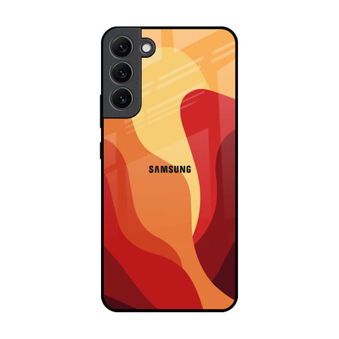 Magma Color Pattern Glossy Case for Samsung Galaxy S22 Plus 5G
