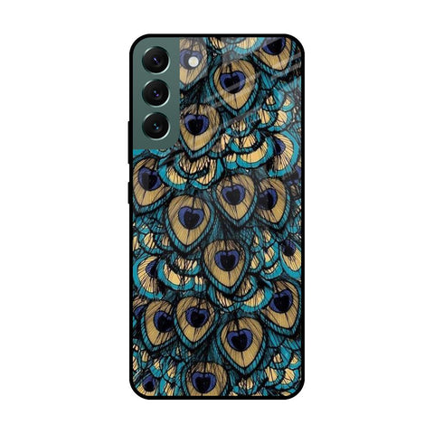 Peacock Feathers Glossy case for Samsung Galaxy S22 Plus 5G