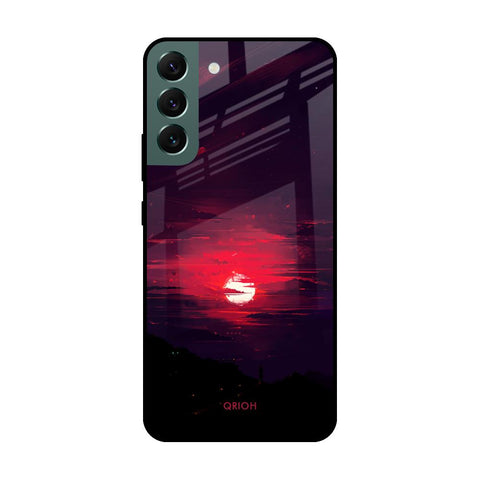 Morning Red Sky Glossy Case For Samsung Galaxy S22 Plus 5G