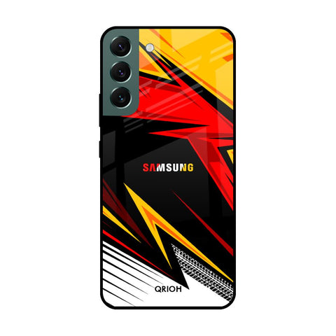 Race Jersey Pattern Glossy Case For Samsung Galaxy S22 Plus 5G