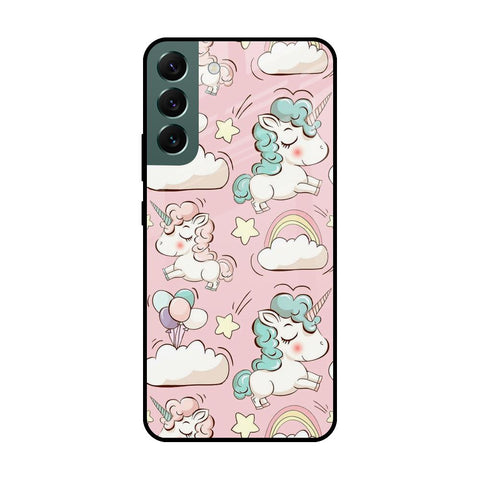 Balloon Unicorn Glossy case for Samsung Galaxy S22 Plus 5G