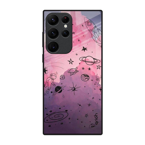 Space Doodles Glossy Case for Samsung Galaxy S22 Ultra 5G