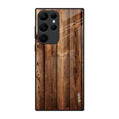Timber Printed Glossy Case for Samsung Galaxy S22 Ultra 5G