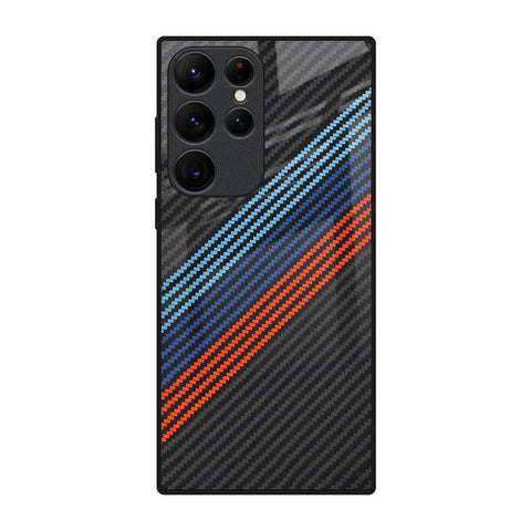 Carbon Inspired Glossy Case for Samsung Galaxy S22 Ultra 5G