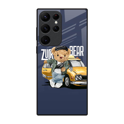 Adventurous Bear Glossy Case for Samsung Galaxy S22 Ultra 5G