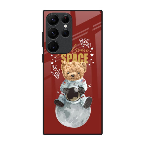 Astronaut Bear Glossy Case for Samsung Galaxy S22 Ultra 5G