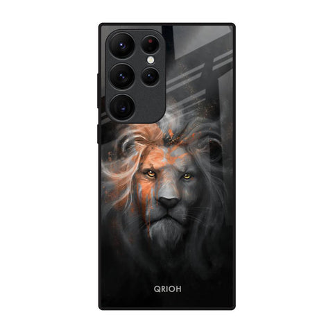 Devil Lion Glossy Case for Samsung Galaxy S22 Ultra 5G