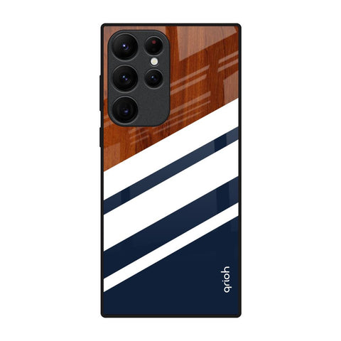 Bold Stripes Glossy Case for Samsung Galaxy S22 Ultra 5G