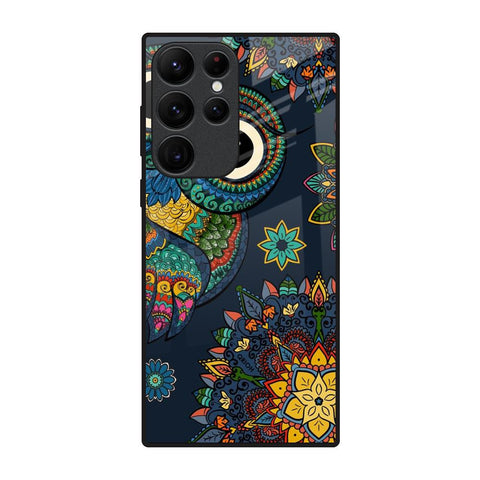 Owl Art Glossy Case for Samsung Galaxy S22 Ultra 5G