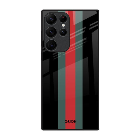 Vertical Stripes Glossy Case for Samsung Galaxy S22 Ultra 5G