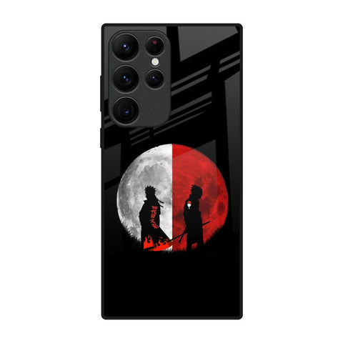 Anime Red Moon Glossy Case for Samsung Galaxy S22 Ultra 5G