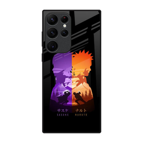 Minimalist Anime Glossy Case for Samsung Galaxy S22 Ultra 5G