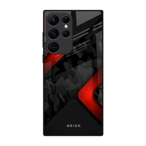 Modern Camo Abstract Glossy Case for Samsung Galaxy S22 Ultra 5G