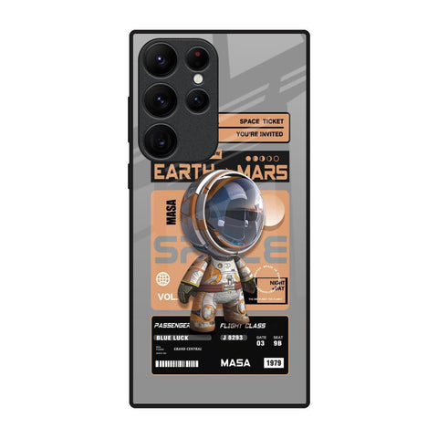 Space Ticket Glossy Case for Samsung Galaxy S22 Ultra 5G