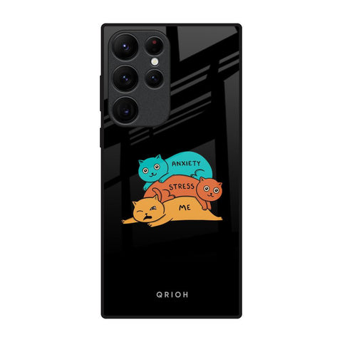 Anxiety Stress Glossy Case for Samsung Galaxy S22 Ultra 5G